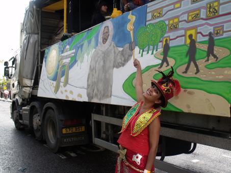 Monica Shanta Brown - Fine Artist COSPLAY at Notting Hill Carnival with gba-carnival.com 