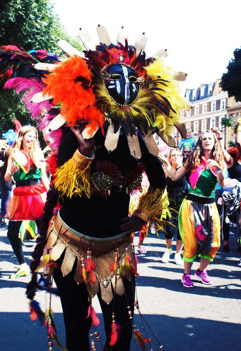 The Masquerader designed by Camille Lesforis COSPLAY at Notting Hill Carnival with gba-carnival.com